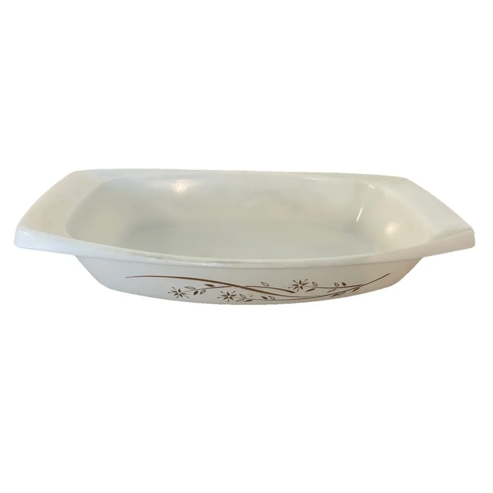 Pyrex Golden Honeysuckle Casserole Dish No. 033. 1-1/2 Quart Vintage *no‎ lid